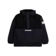 Regen Parka Windbreaker Shelter Munich , Black , Heren