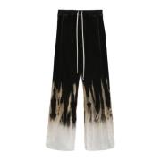 Zwart Terra Denim Pusher Broek Rick Owens , Multicolor , Dames