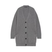 Wollen Vest met Zakken Max Mara Weekend , Gray , Dames