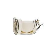 Fang Bang Leren Schoudertas Roberto Cavalli , White , Dames