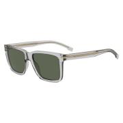 Transparante Grijs/Groene Zonnebril Hugo Boss , Gray , Heren