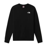 Katoenen Crewneck Sweatshirt The North Face , Black , Heren