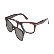 Klassieke Zwarte Zonnebril Tom Ford , Brown , Unisex