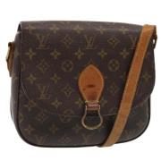 Pre-owned Canvas louis-vuitton-bags Louis Vuitton Vintage , Brown , Da...