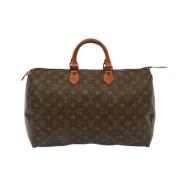 Pre-owned Canvas handbags Louis Vuitton Vintage , Brown , Dames