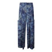 Ryan Pant, Stijlvolle Broek voor Mannen Jejia , Blue , Dames