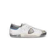 Paris Basket Sneakers Wit/Grijs Philippe Model , White , Heren