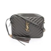 Pre-owned Leather shoulder-bags Yves Saint Laurent Vintage , Gray , Da...