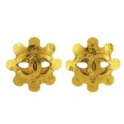 Pre-owned Metal chanel-jewelry Chanel Vintage , Yellow , Dames