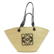 Pre-owned Fabric totes Loewe Pre-owned , Beige , Dames