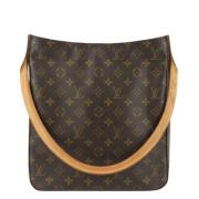 Pre-owned Canvas handbags Louis Vuitton Vintage , Brown , Dames