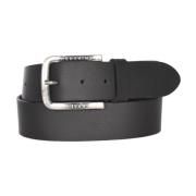 Oliver Leren Riem - Zwart Redskins , Black , Heren