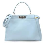 Pre-owned Leather fendi-bags Fendi Vintage , Blue , Dames