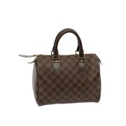 Pre-owned Canvas handbags Louis Vuitton Vintage , Brown , Dames