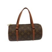 Pre-owned Canvas handbags Louis Vuitton Vintage , Brown , Dames