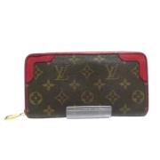 Pre-owned Canvas wallets Louis Vuitton Vintage , Brown , Dames