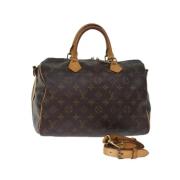 Pre-owned Canvas louis-vuitton-bags Louis Vuitton Vintage , Brown , Da...