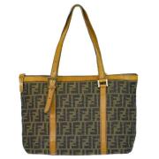 Pre-owned Canvas fendi-bags Fendi Vintage , Brown , Dames