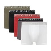 5-Pack Stretch Katoenen Boxers - Multicolor Guess , Multicolor , Heren