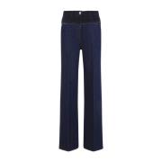 Indigo Blauwe Stijlvolle Broek Givenchy , Blue , Dames