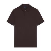 SS Polo Shirts Ottoman Tipped Polo Shirt Lyle & Scott , Brown , Heren