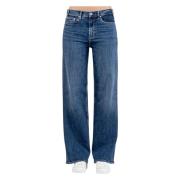 Stijlvolle Baggy Jeans voor Mannen Adriano Goldschmied , Blue , Dames