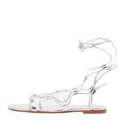 Pre-owned Leather sandals Gianvito Rossi Pre-owned , Gray , Dames