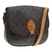 Pre-owned Canvas louis-vuitton-bags Louis Vuitton Vintage , Brown , Da...