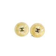 Pre-owned Fabric chanel-jewelry Chanel Vintage , White , Dames