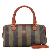 Pre-owned Canvas handbags Fendi Vintage , Brown , Dames