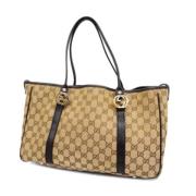 Pre-owned Canvas gucci-bags Gucci Vintage , Brown , Dames