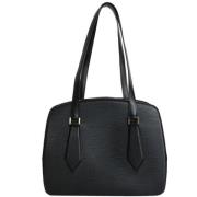 Pre-owned Leather louis-vuitton-bags Louis Vuitton Vintage , Black , D...