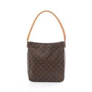 Pre-owned Canvas handbags Louis Vuitton Vintage , Brown , Dames