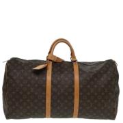 Pre-owned Canvas handbags Louis Vuitton Vintage , Brown , Dames