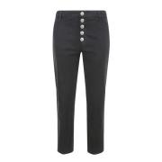 Zwarte Broek Pantalone Nima Dondup , Black , Dames