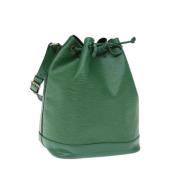 Pre-owned Leather louis-vuitton-bags Louis Vuitton Vintage , Green , D...