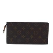 Pre-owned Canvas pouches Louis Vuitton Vintage , Brown , Dames