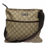 Pre-owned Canvas gucci-bags Gucci Vintage , Brown , Dames