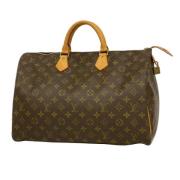 Pre-owned Canvas handbags Louis Vuitton Vintage , Brown , Dames