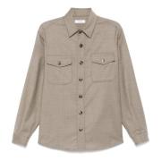 Zand Shirt Cruna , Beige , Heren