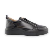 Zwarte Klassieke Sneakers Alexander Smith , Black , Heren