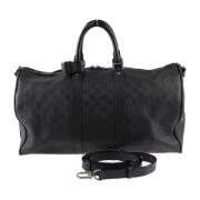 Pre-owned Leather handbags Louis Vuitton Vintage , Black , Dames