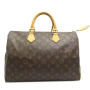 Pre-owned Canvas handbags Louis Vuitton Vintage , Brown , Dames