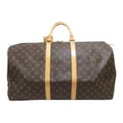 Pre-owned Canvas handbags Louis Vuitton Vintage , Brown , Dames