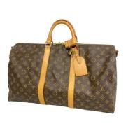 Pre-owned Canvas handbags Louis Vuitton Vintage , Brown , Dames