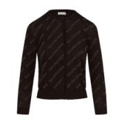 Comfortabele en stijlvolle cardigan Balmain , Brown , Dames