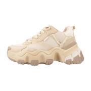 Stijlvolle Norion Sneakers Buffalo , Beige , Dames