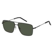 Matte Black/Green Zonnebril TH 2110/S Tommy Hilfiger , Black , Heren