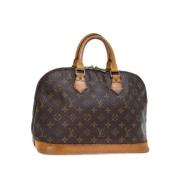 Pre-owned Canvas handbags Louis Vuitton Vintage , Brown , Dames