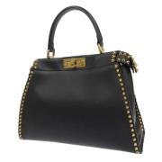 Pre-owned Leather fendi-bags Fendi Vintage , Black , Dames